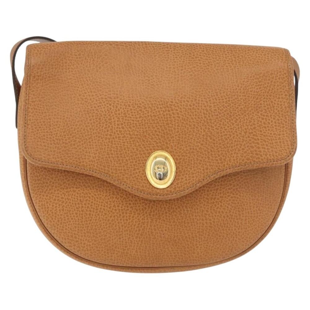 Dior Leather Shoulder Bag Beige